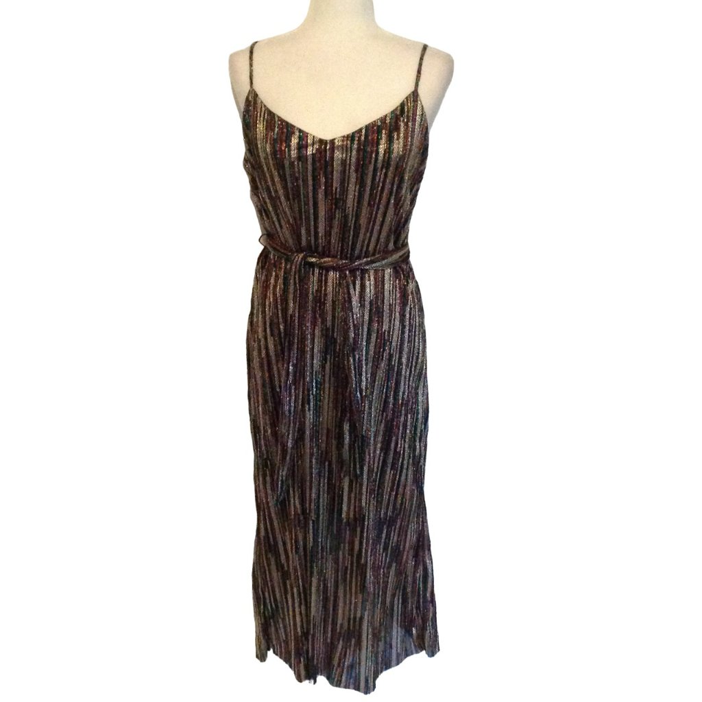 Lush Metallic Dress New With Tickets Size Large